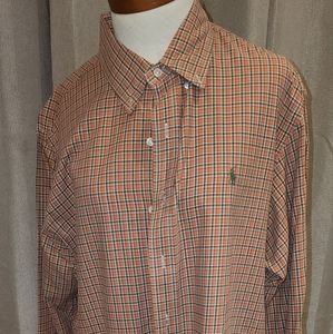 Ralph lauren CUSTOM Fit plaid Long Sleeve Shirt